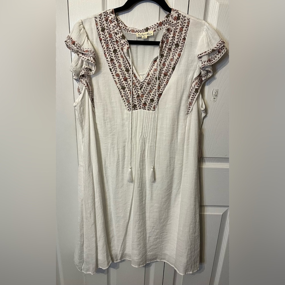 Indigo Rose dress.  Size 2XL